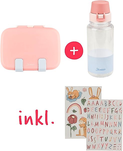 Sterntaler® Lunchbox »Trinkflasche+Brotdose Hanni« Set, 2 Stk. tlg. mit Tri günstig online kaufen