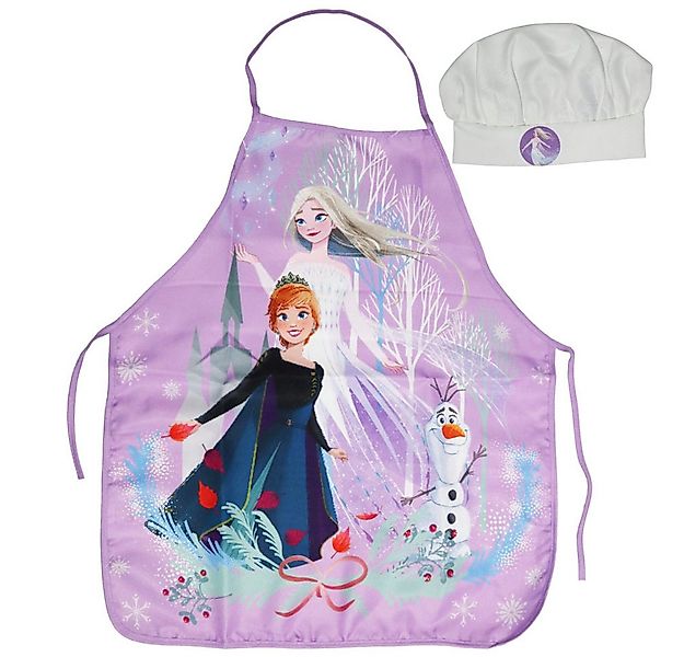 Disney Kochschürze Disney Die Eiskönigin Kinder Backschürze mit Mütze 3-6 J günstig online kaufen