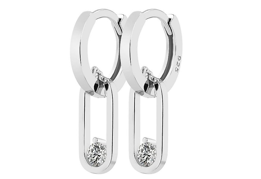 Adelia´s Paar Ohrhänger Damen Ohrhänger aus 925 Sterling Silber und Zirkoni günstig online kaufen