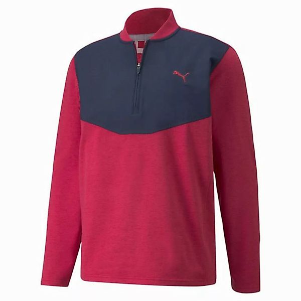 PUMA Longsweatshirt Puma Golf Layer Cloudspun 1/4 Zip Blau-Rot Herren XXL günstig online kaufen