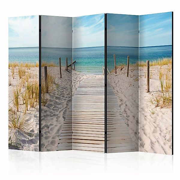 5-teiliges Paravent - Holiday At The Seaside Ii [room Dividers] günstig online kaufen