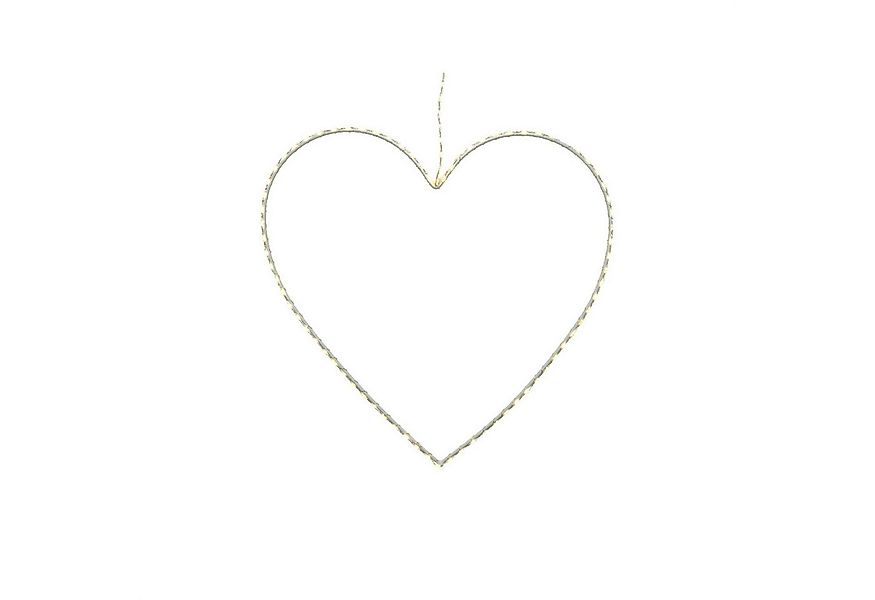 MARELIDA LED Dekolicht LED Herz Metallherz 120LED Leuchtherz hängend D: 38c günstig online kaufen