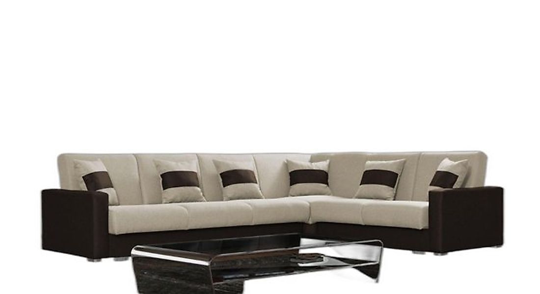 Xlmoebel Ecksofa Design Textil Sofa L-form Sofa Wohnlandschaft Relax Sitz, günstig online kaufen