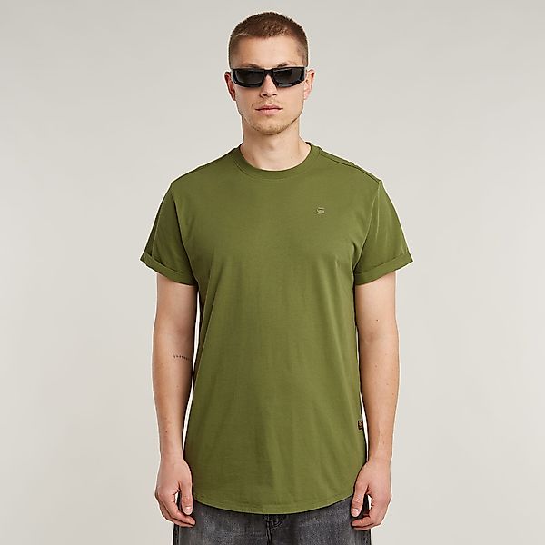 G-STAR Kurzarmshirt Lash Rundhals, Logoapplikation günstig online kaufen