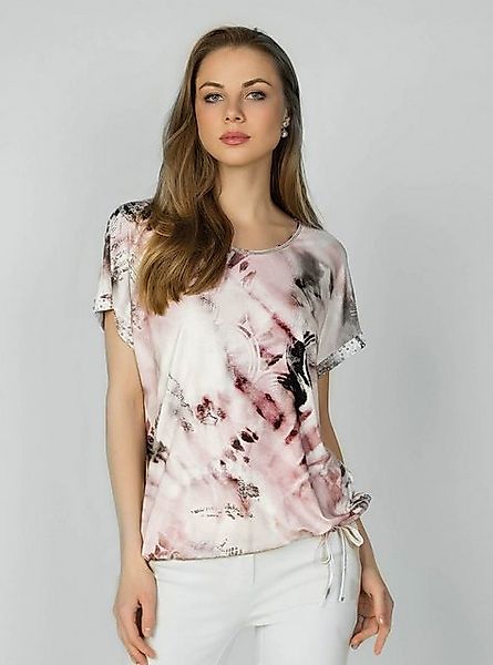 Passioni Print-Shirt Elegantes T-Shirt mit abstraktem Print und verspielten günstig online kaufen