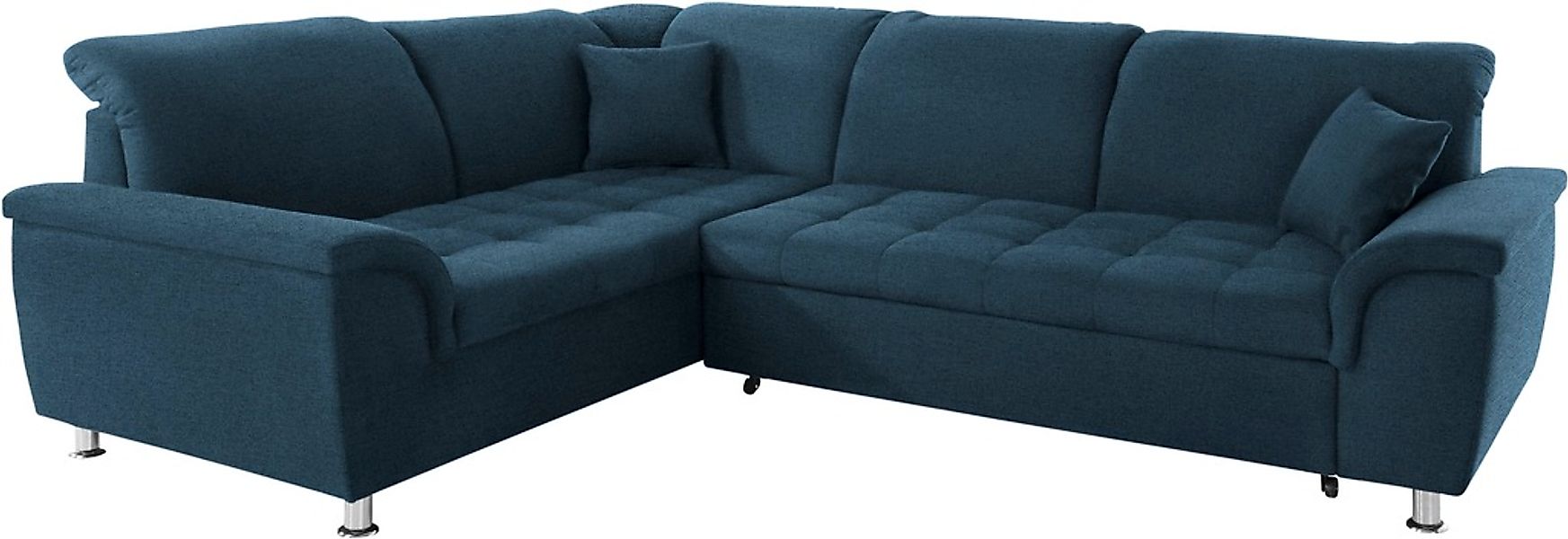 DOMO collection Ecksofa »Franzi L-Form«, wahlweise mit Kopfteilverstellung günstig online kaufen