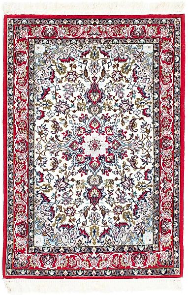 morgenland Orientteppich »Perser - Isfahan - Premium - 103 x 70 cm - beige« günstig online kaufen