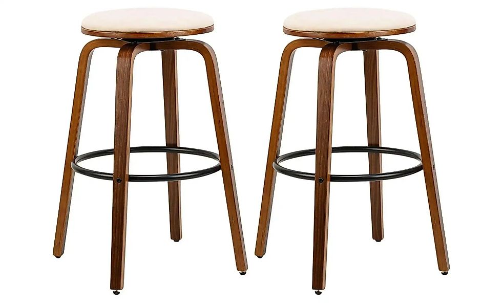 Barhocker 2er-Set  Tabmoreno ¦ beige ¦ Maße (cm): B: 40 H: 70 Polstermöbel günstig online kaufen