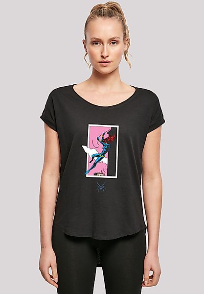 F4NT4STIC T-Shirt "Marvel Comics Black Widow Roof Jump", Damen,Premium Merc günstig online kaufen