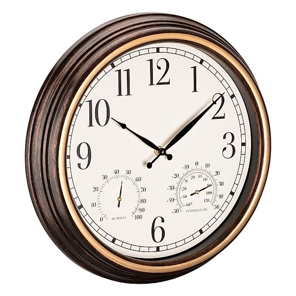 Navaris Wanduhr Outdoor Wanduhr analog - günstig online kaufen