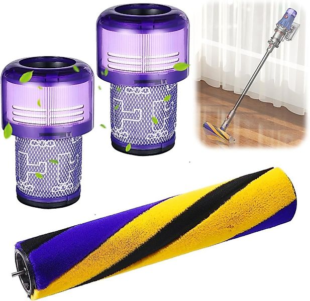 FELIXLEO Filtermatte V12 Filter für Dyson,Mit 1 Stück Ersatzbürste und 2 St günstig online kaufen
