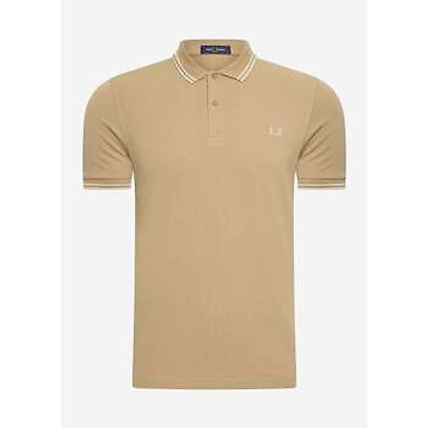 Fred Perry  Poloshirt Twin tipped  shirt - warmstone oatml günstig online kaufen