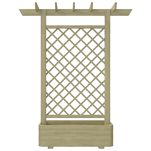 Pergola Mit Pflanzkasten 162x56x204 Cm Holz günstig online kaufen