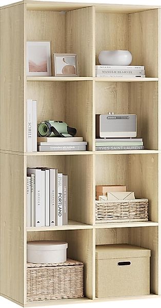 Woltu Bücherregal, 1-tlg., Büroregal Aktenschrank, MDF, günstig online kaufen