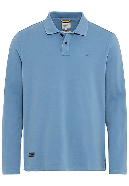 camel active Poloshirt Langarm-Poloshirt aus reiner günstig online kaufen