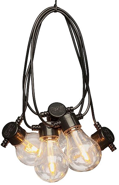 KONSTSMIDE LED-Lichterkette LED Solar Biergartenkette, 10 günstig online kaufen