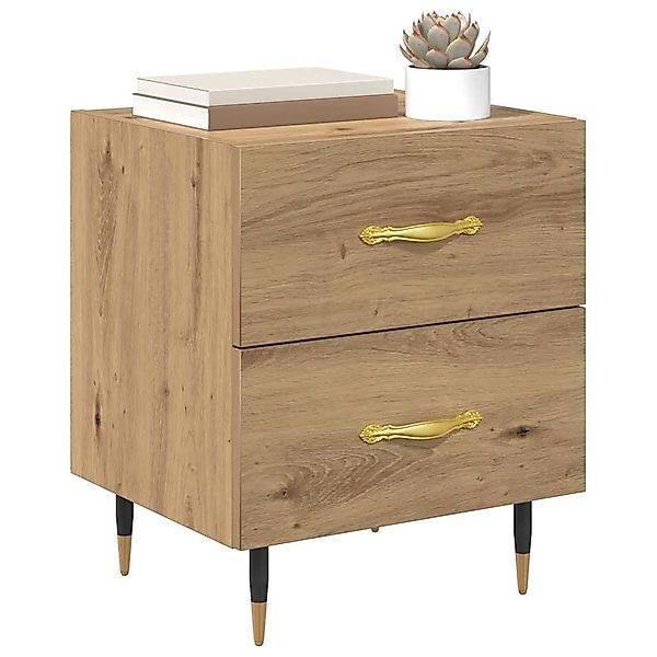 vidaXL Nachttisch Nachttisch 2 pcs Eiche günstig online kaufen
