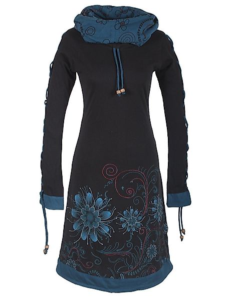Vishes Midikleid Bedrucktes Blumen Kleid mit günstig online kaufen