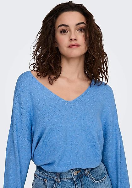 ONLY V-Ausschnitt-Pullover "ONLRICA LIFE L/S V-NECK PULLO KNT NOOS" mit V-A günstig online kaufen