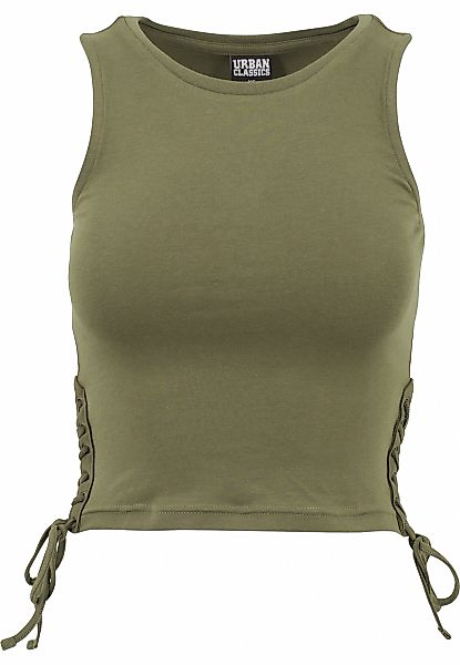 URBAN CLASSICS Tanktop "Urban Classics Damen Ladies Lace Up Cropped Top" 1 günstig online kaufen