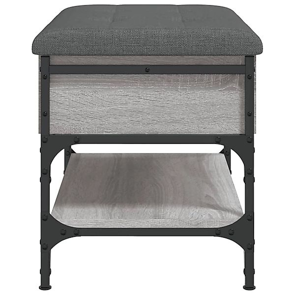 vidaXL Sitzbank Schuhbank Grau Sonoma 62x42x45 günstig online kaufen