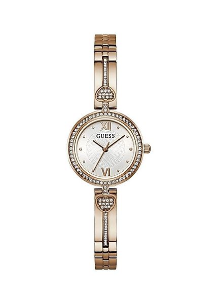 Guess Quarzuhr LOVEY, (1-tlg), Quarz-Analoguhr günstig online kaufen