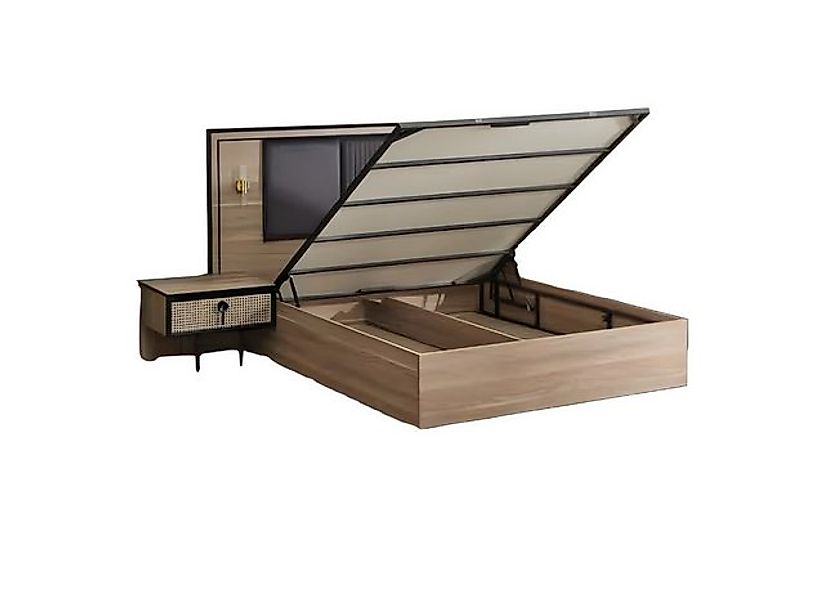 JVmoebel Bett Modern Schlafzimmer Komplett Set 6tlg Luxus Bett Design Kleid günstig online kaufen