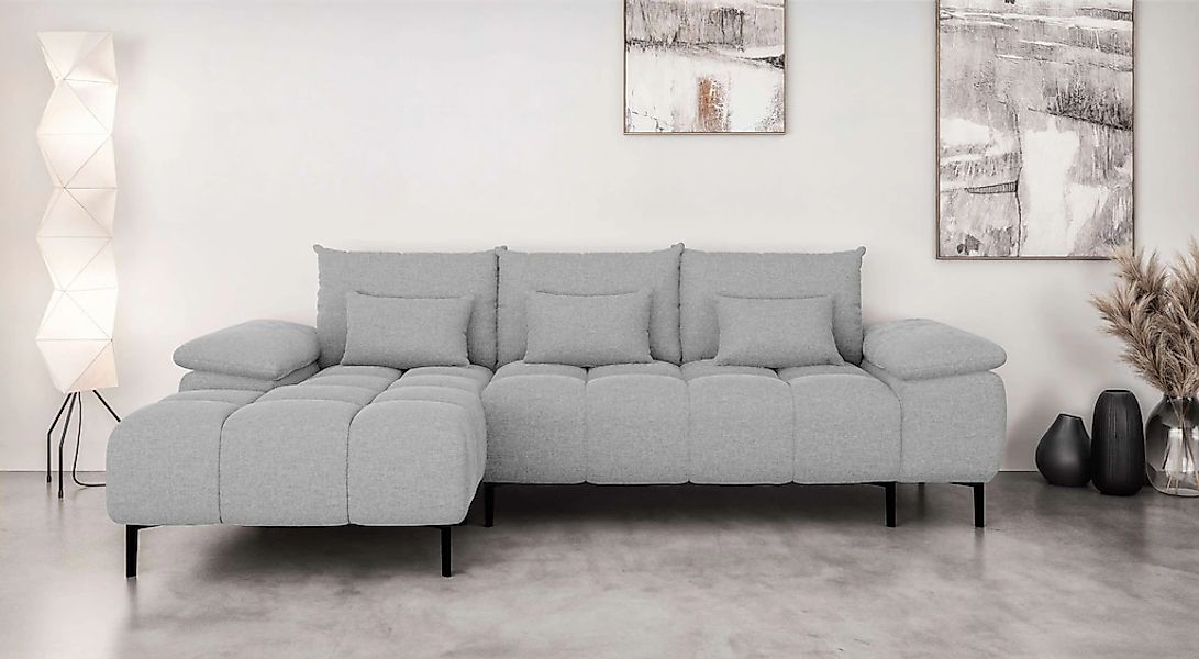 Home affaire Ecksofa "DROMARA Schlafsofa mit Bettkasten, Maße: B/T/H 277/14 günstig online kaufen