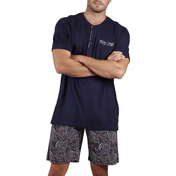 Admas  Pyjamas/ Nachthemden Pyjama Shorts T-Shirt Cachemire günstig online kaufen