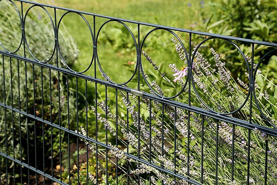 Alberts Doppelstabmattenzaun "Oslo", anthrazit, Höhe: 100-160cm, Gesamtläng günstig online kaufen