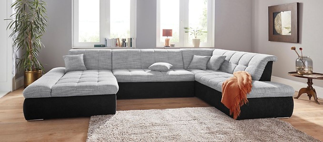 DOMO collection Wohnlandschaft »PB Moric wahlweise mit Bettfunktion und Arm günstig online kaufen