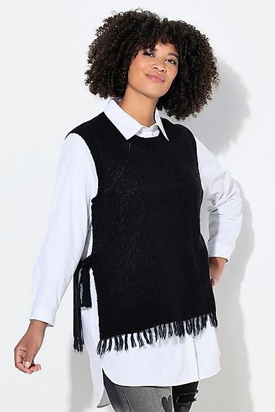 Angel of Style Pullunder Pullunder bequeme Passform seitlich mit Bindeband günstig online kaufen