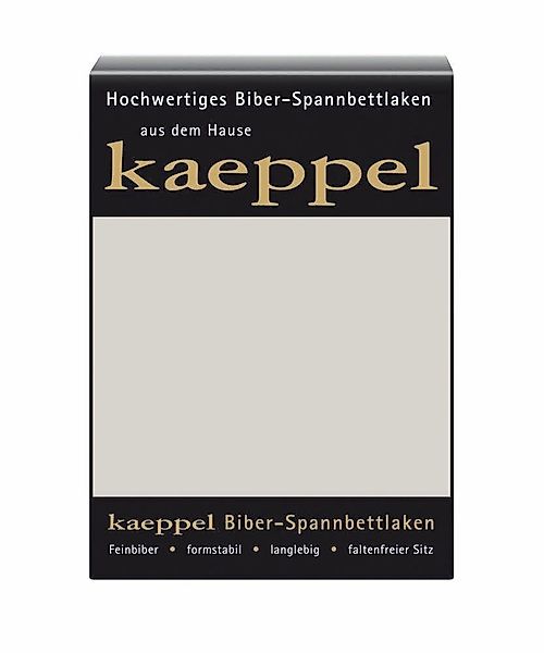 Kaeppel Spannbettlaken Spannbettlaken Biber, Biber, Gummizug: günstig online kaufen