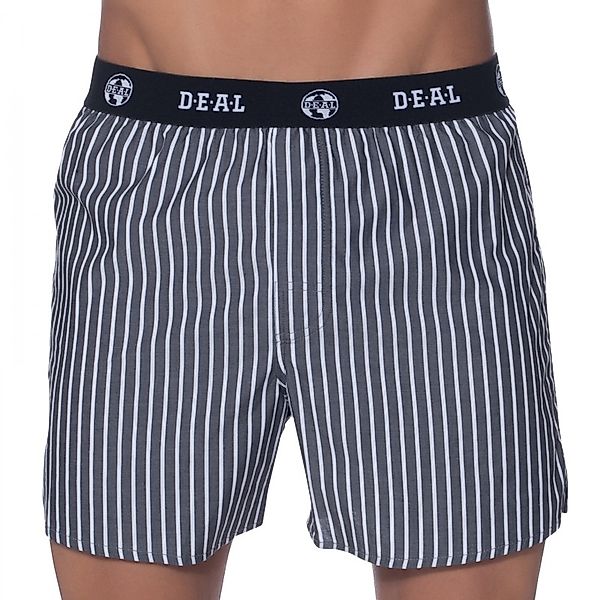 D.E.A.L International Boxershorts Grau mit Längsstreifen günstig online kaufen