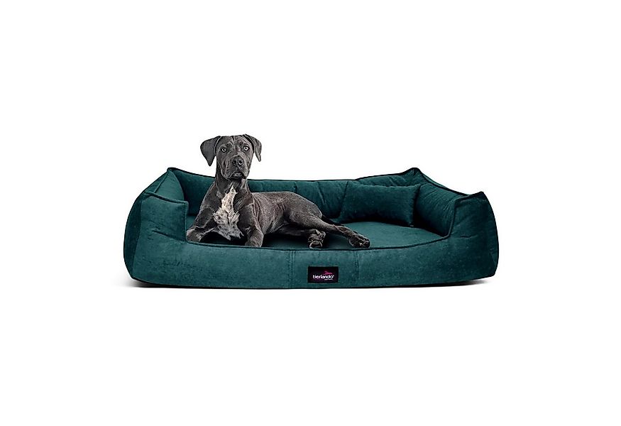 tierlando® Tierbett Orthopädisches Hundebett BRUCE VELOURS Waschbar Große H günstig online kaufen