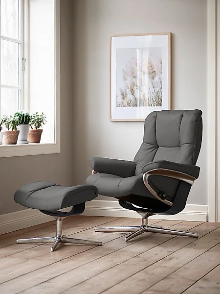 Stressless "Mayfair" mit Cross Base, Größe S, M & L, Holzakzent Schwarz günstig online kaufen