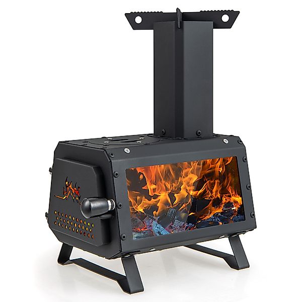 KOMFOTTEU Feuerschale, tragbarer Holzofen für Garten günstig online kaufen