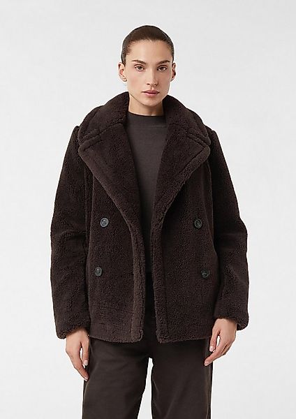 comma Winterjacke Outdoor-Jacke Jacke aus Teddyplüsch günstig online kaufen