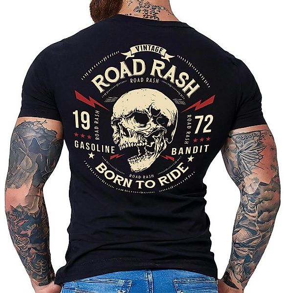 GASOLINE BANDIT® T-Shirt für Biker Racer Motorrad Fans: Road Rash günstig online kaufen