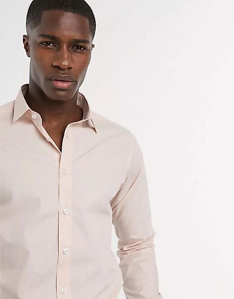 Bolongaro Trevor – Schmales, klassisches Hemd-Rosa günstig online kaufen