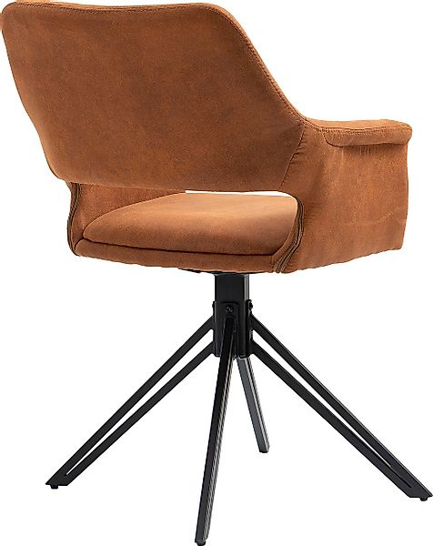 byLIVING Esszimmerstuhl "Estelle", (Set), 2 St., Samtstoff, 360 Grad drehba günstig online kaufen