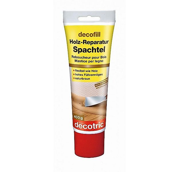 decotric® Spachtelmasse decofill Holz-Reparatur-Spachtel Braun 400 g Holzsp günstig online kaufen