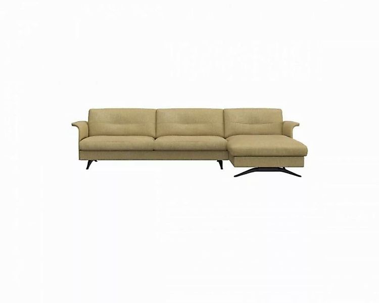 FLEXLUX Ecksofa "Glow, super bequem durch hochwertigem Sitzaufbau mit Feder günstig online kaufen