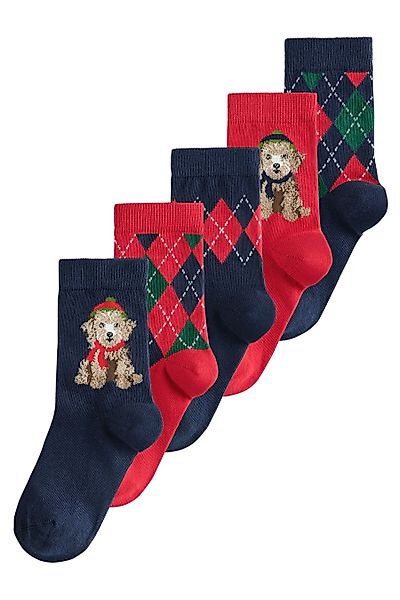 Next Basicsocken Socken, 5er-Pack, Weihnachten (5-Paar) günstig online kaufen