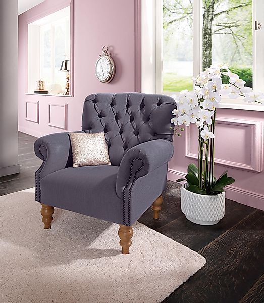 Home affaire Sessel Lord, mit echter günstig online kaufen