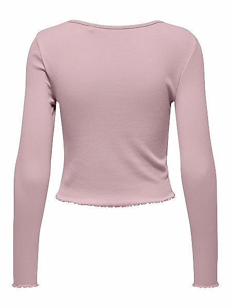 ONLY Langarmshirt "ONLBETTY L/S V-NECK TOP CC JRS" günstig online kaufen