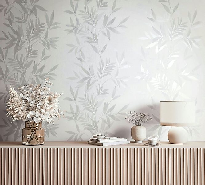 Marburg Vliestapete Tapete Flowers of Wind, geprägt, uni, moderne Vliestape günstig online kaufen