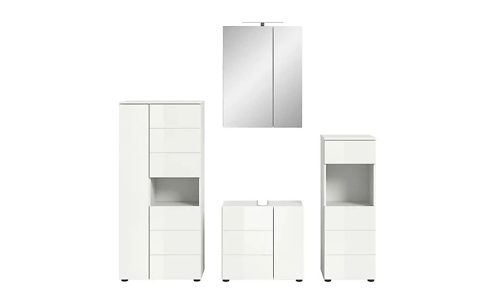 Badkombination   ¦ weiß ¦ Maße (cm): B: 188 H: 190 Schränke > Badschränke > günstig online kaufen
