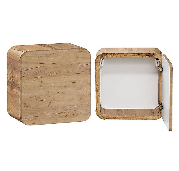 Lomadox Hängeschrank LUTON-56-CRAFT Badmöbel, Wotan Eiche Nb. Nb., B/H/T ca günstig online kaufen