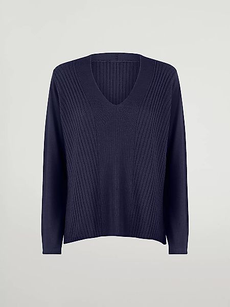 Wolford - Merino Blend Top Long Sleeves, Frau, saphire blue, Größe: L günstig online kaufen